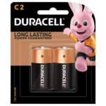 Duracell Alkaline C sized Battery in a 2-piece pack