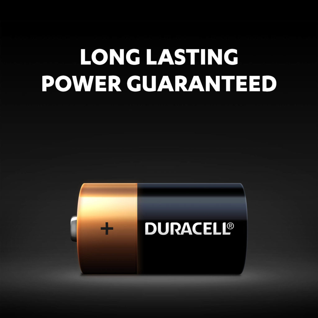 Duracell Alkaline C Batteries come with long-lasting power guaranteed