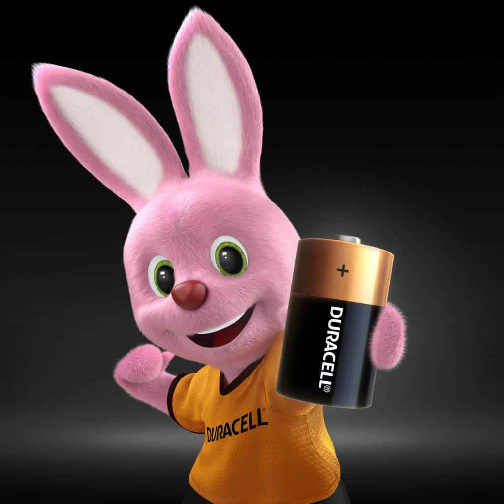 Duracell Bunny introduces D sized Alkaline Battery
