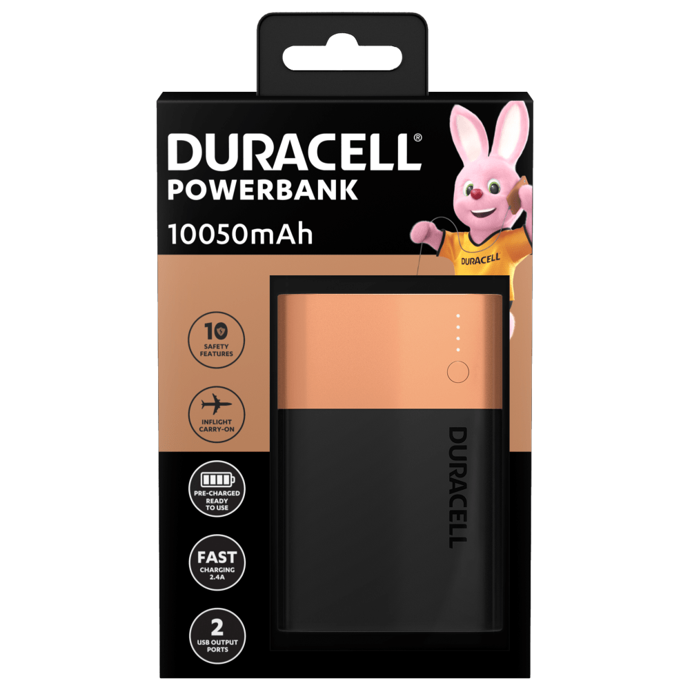 Duracell Powerbank 10050mAh in a package