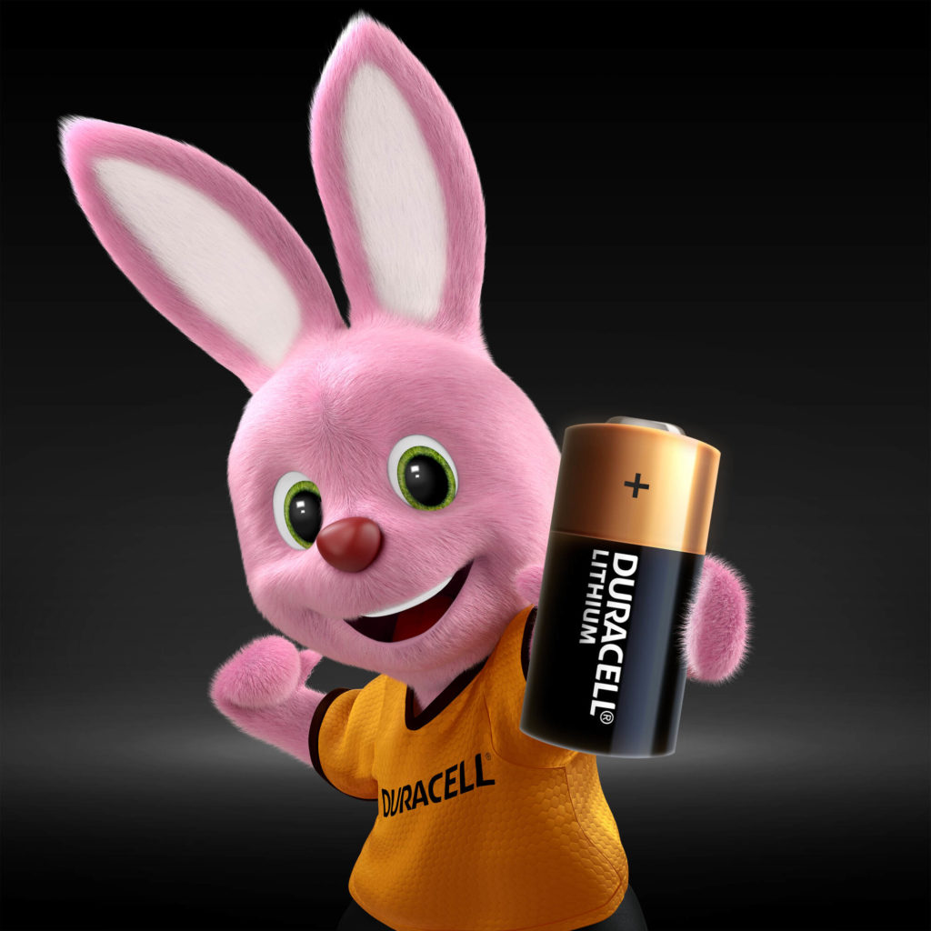 Duracell Bunny introduces High Power Lithium 123 Battery 3V